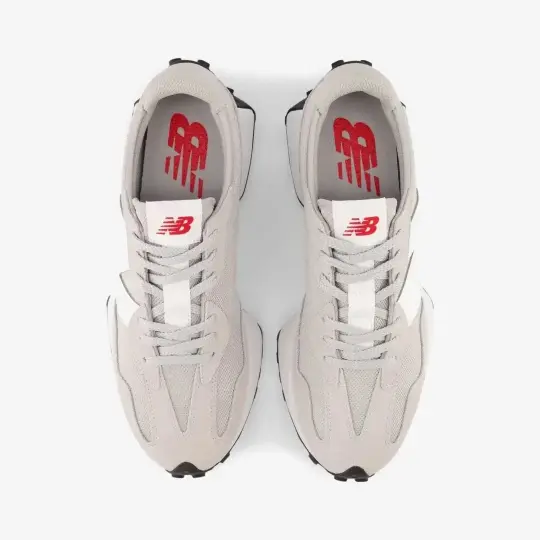 327 Unisex Spor Ayakkabı Gri/Beyaz - 4