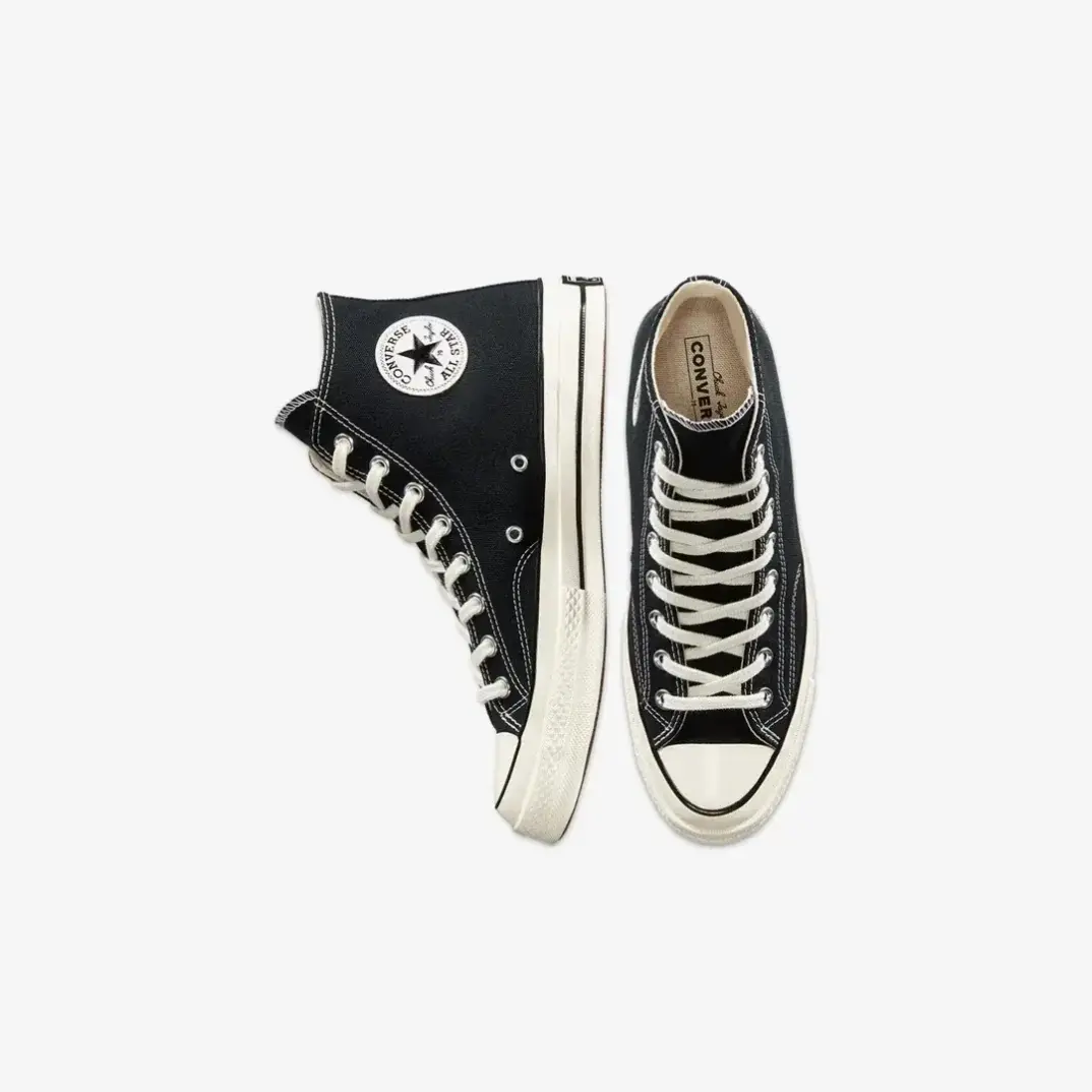 Chuck 70 Hi Unisex Sneaker Siyah - 4
