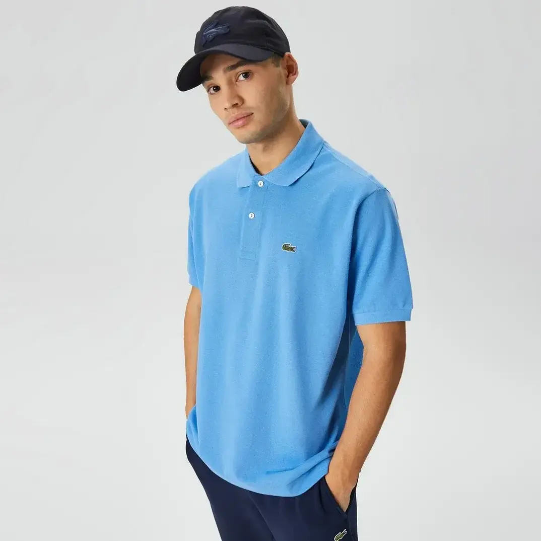 Classic Fit L1212 Polo Açık Mavi - 1