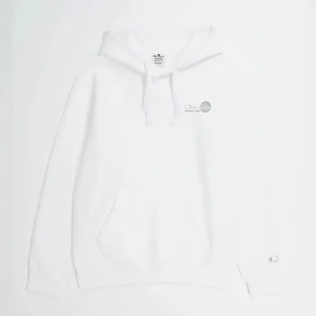 Eco Future Crewneck Hoodie Beyaz - 1