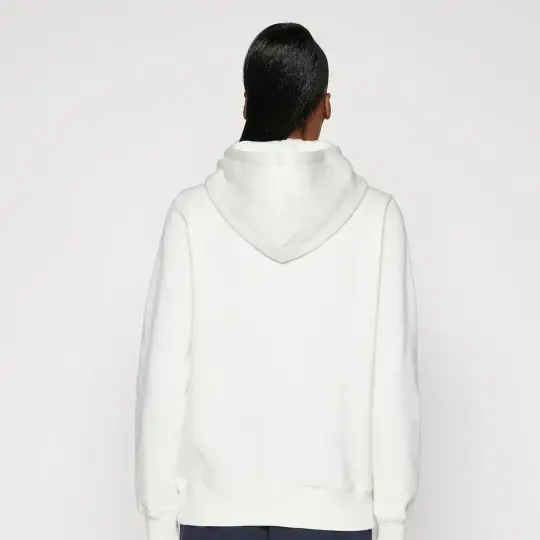 Eco Organic Cotton Kadın Hoodie Beyaz - 3