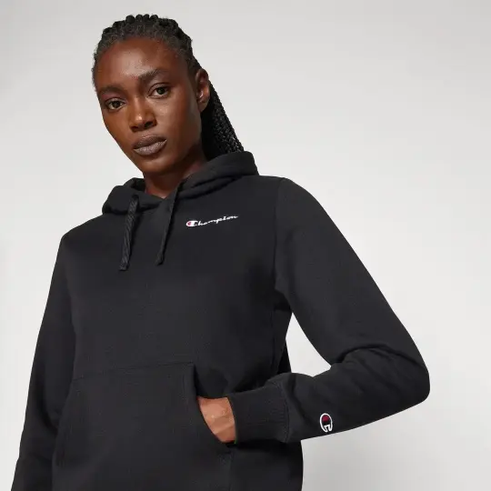 Eco Organic Cotton Kadın Hoodie Siyah - 4