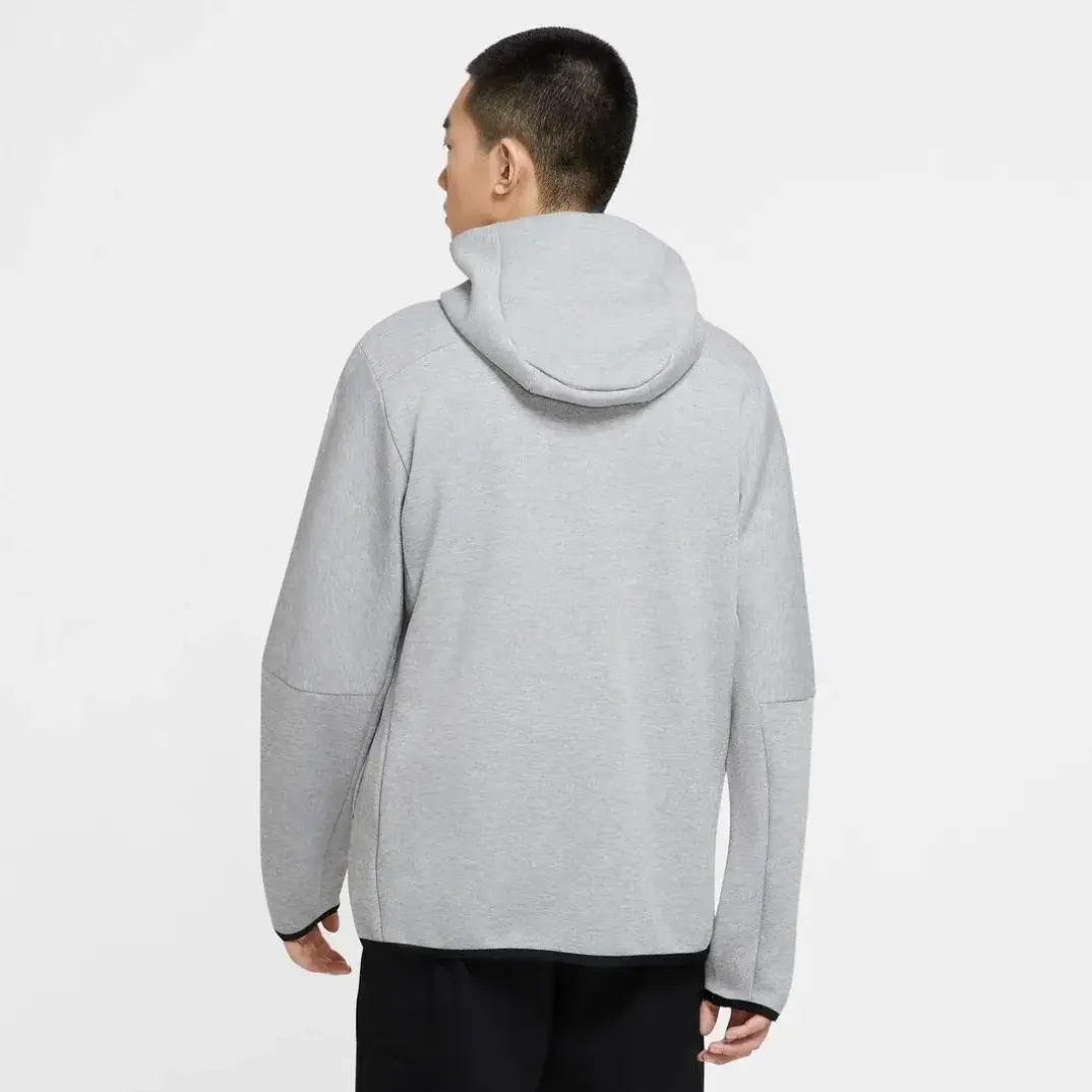 Tech Fleece Full Zip Hoodie Dark Grey HeatherBlack - 2