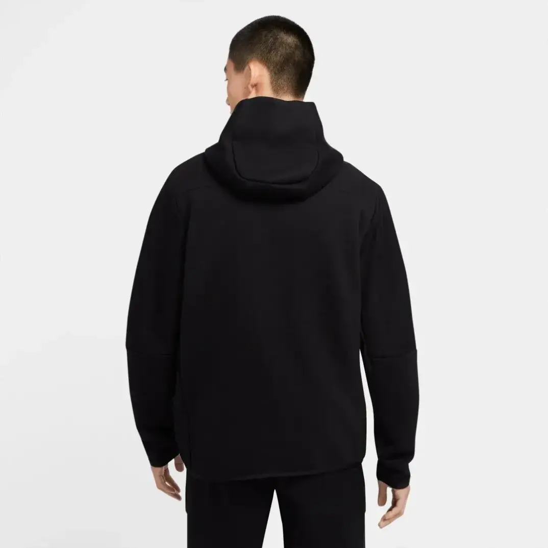 Tech Fleece Full Zip Hoodie Siyah - 2