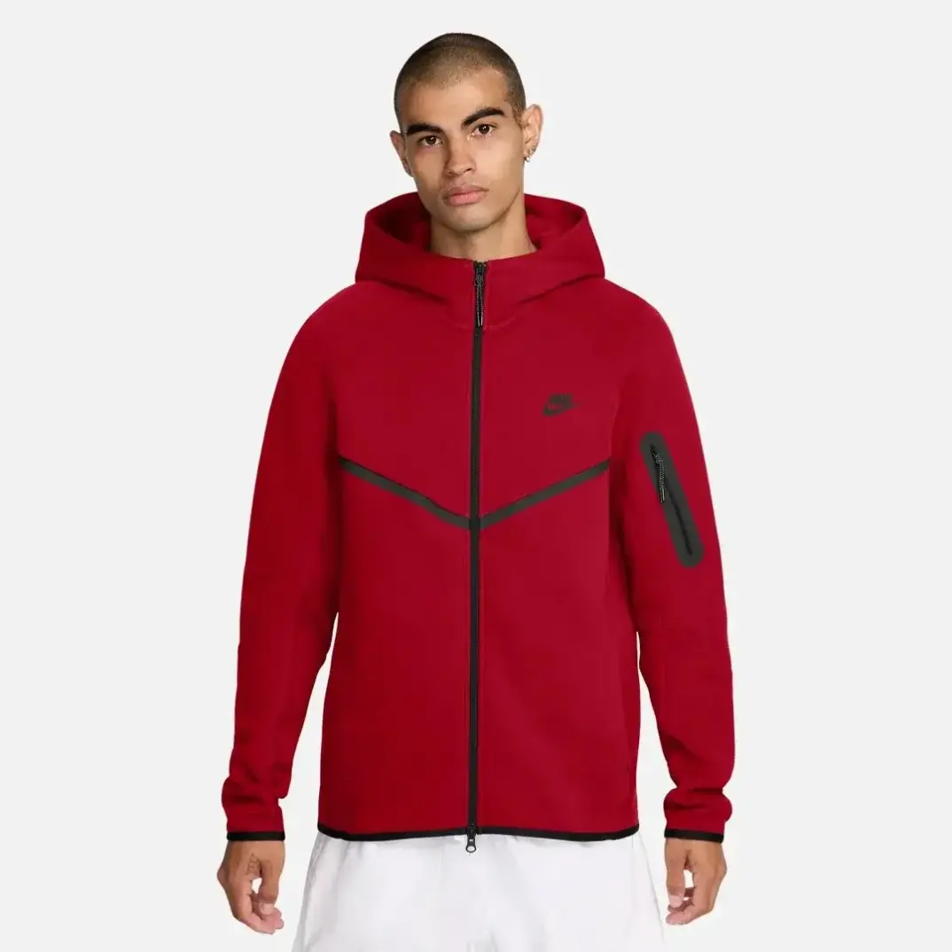 Tech Full-Zip Windrunner Hoodie University Red - 1
