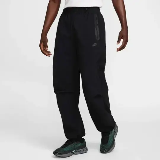 Tech Woven Trousers Siyah
