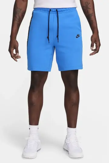 Yeni Tech Fleece Şort Mavi - 2